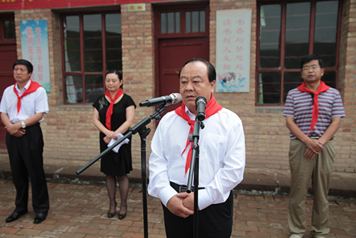 中国西部开发促进会为甘肃省红色革命老区学校捐助“梦想书屋”落成3.jpg